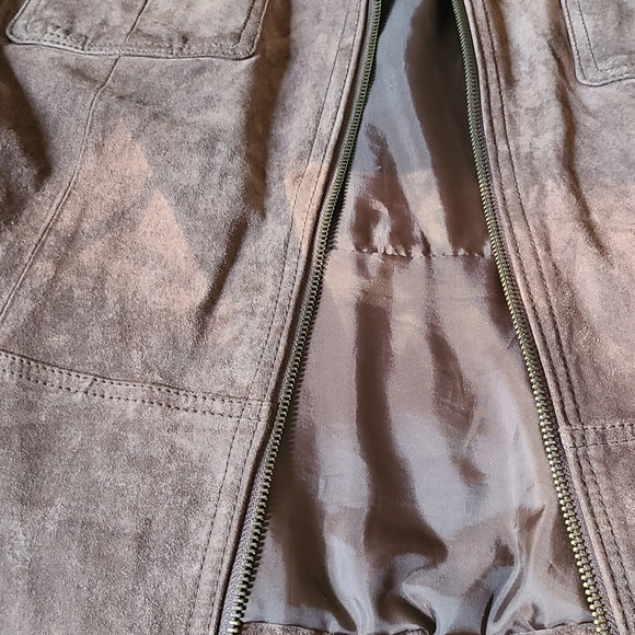 Brown Suede Jacket - Picture 1 of 8